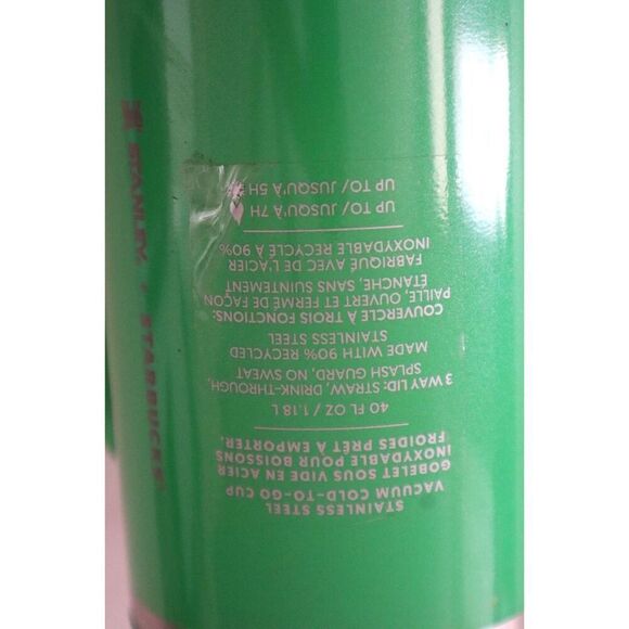 Stanley + Starbucks "Target Exclusive" 40oz Green Tumbler Limited Edition 2025 - Picture 12 of 14